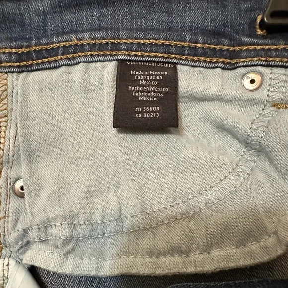 Calvin Klein Jeans Skinny Crop Medium Wash Mid Rise 5 Pocket Jeans, Size 29/8 - Picture 4 of 8